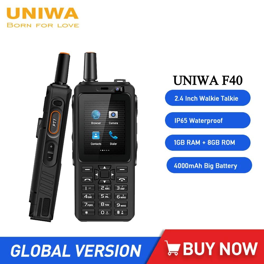 UNIWA F40 ߰  ޴ ŰŰ, 4G Ʈũ Ʈ, 2.4 ġ 4000mAh  ھ, 1GB + 8GB, IP65